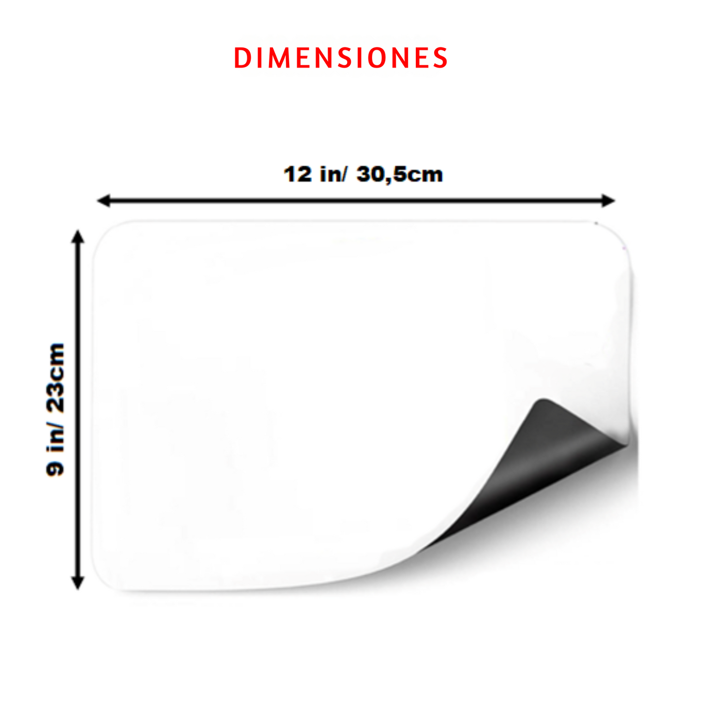 Pizarrón Magnético para Heladera con 4 Marcadores ideal para niños o para organizarte ¡ENVIO GRATIS!