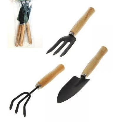 Set de 3 herramientas de jardinera