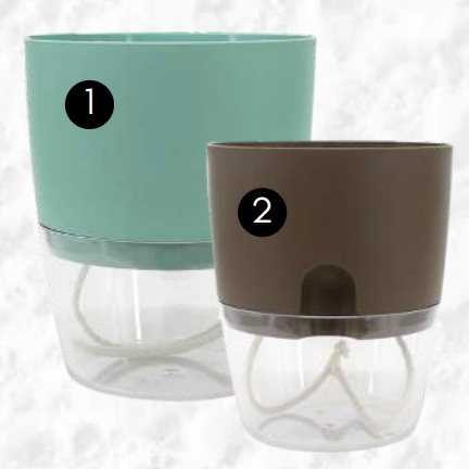 Vaso Acqua – Maceta con autorriego