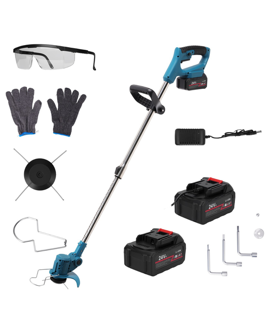 GreenCut™ Bordeadora Inalámbrica 24V con 2 Baterías – Tu jardín prolijo en 15 minutos + ENVIO GRATIS